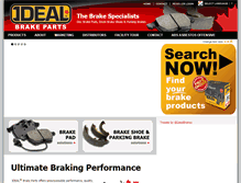 Tablet Screenshot of idealbrakeparts.com